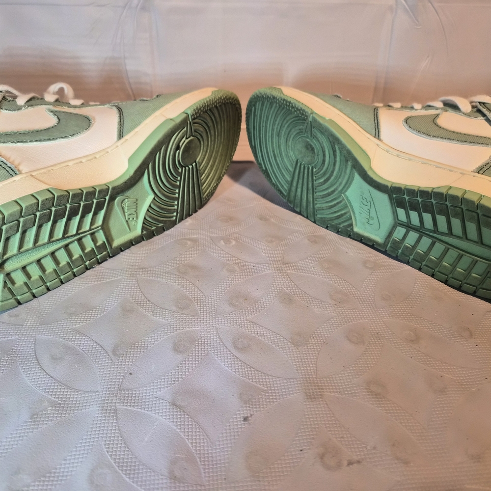 Women Nike Dunk High 1985 Green Denim 2022 Size 7.5- (5 1/2 Or 6 Boys) - Picture 6 of 6